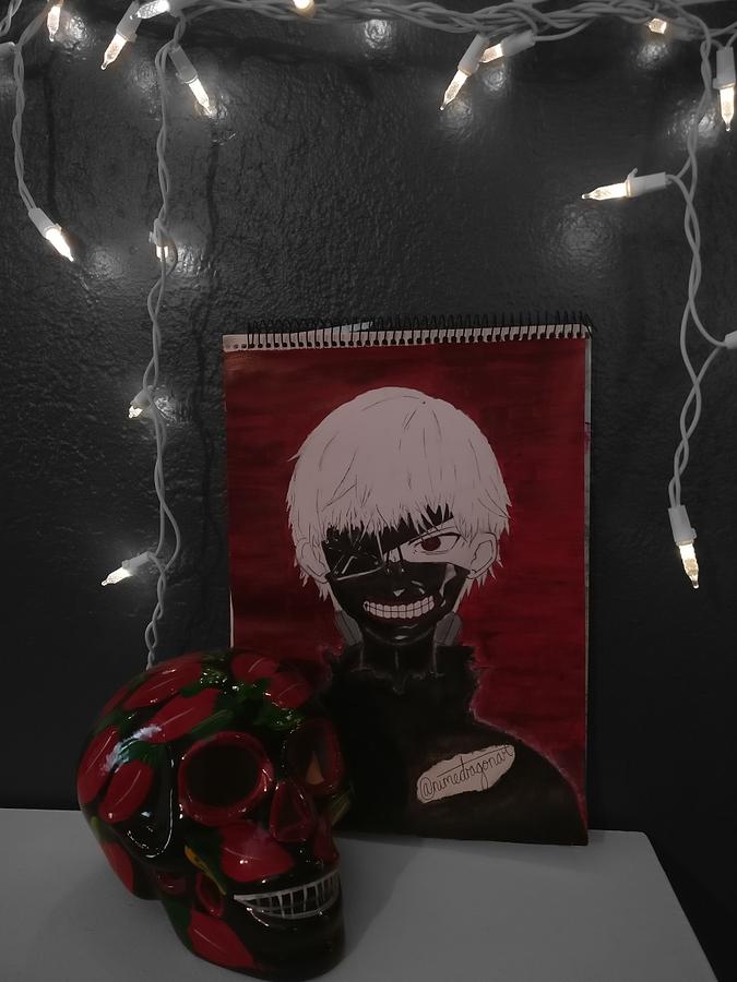 Ken Kaneki Painting By Star Bolaji