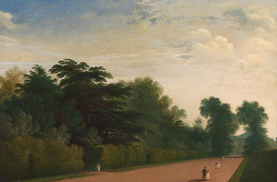 Kensington Gardens, from 1815 Painting by John Martin