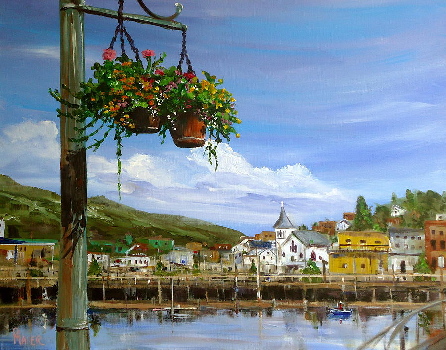 Flower Painting - Ketchikan #1 by Pete Maier