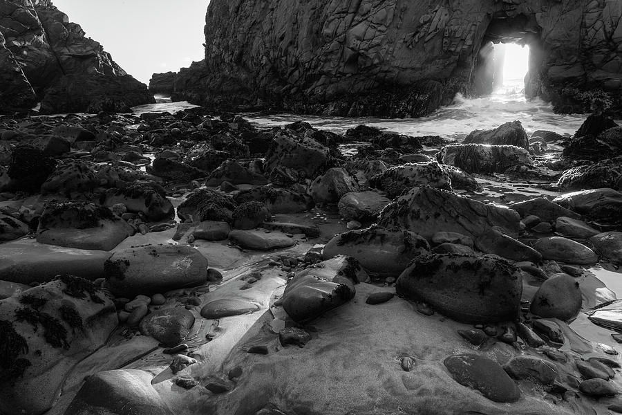 Keyhole Arch in Grayscale #1 Photograph by Rick Pisio