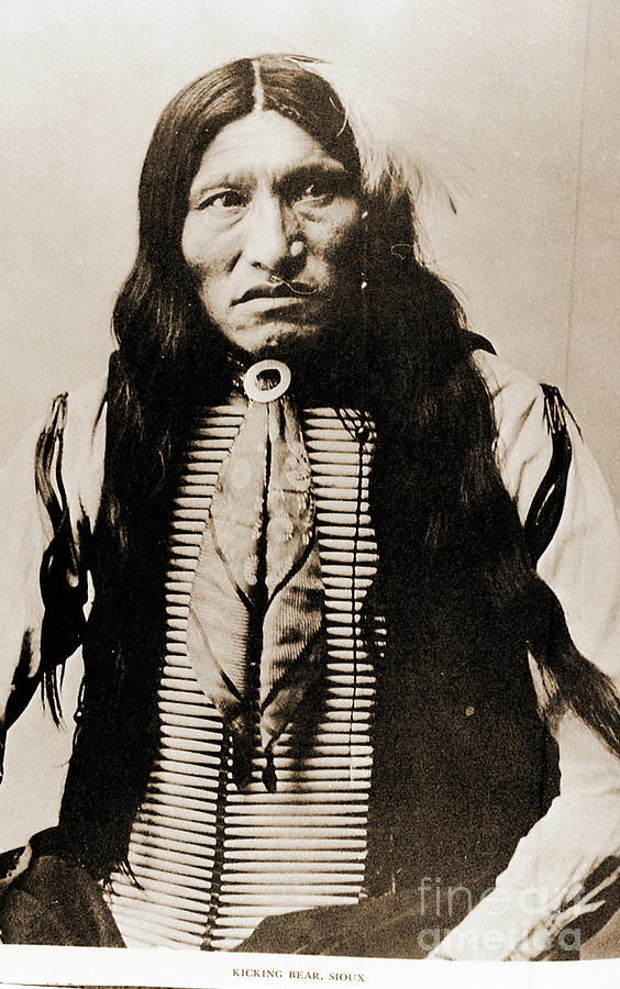 Kicking Bear Indian Chief Photograph by Gary Wonning - Fine Art America