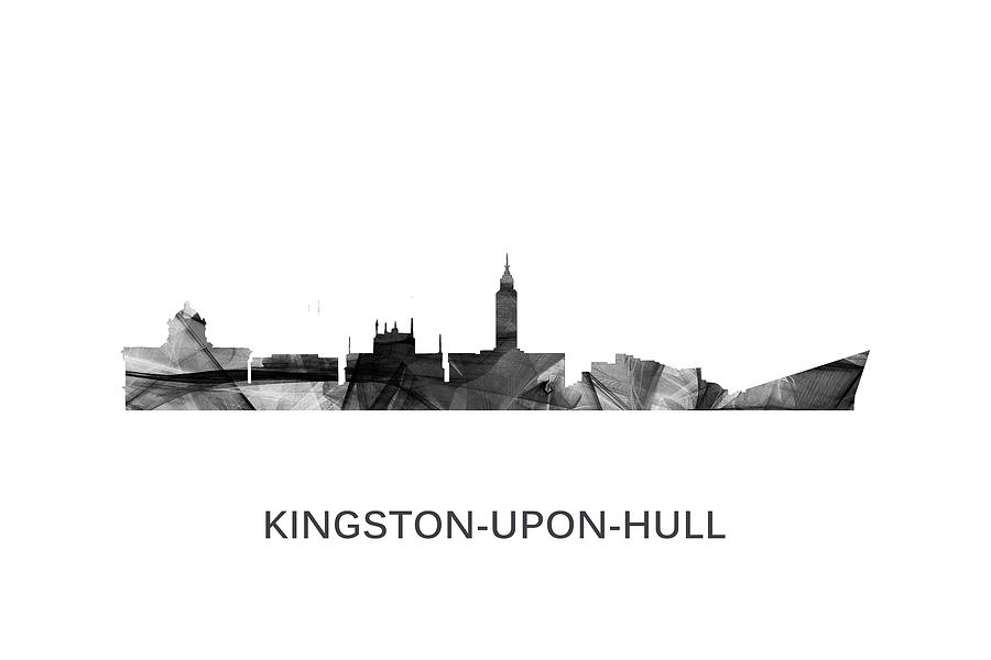 Kingston Upon Hull England Skyline #1 Digital Art by Marlene Watson