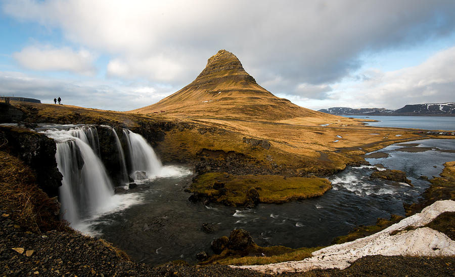 Kirkjufellsfoss waterfalls Photograph by Michalakis Ppalis