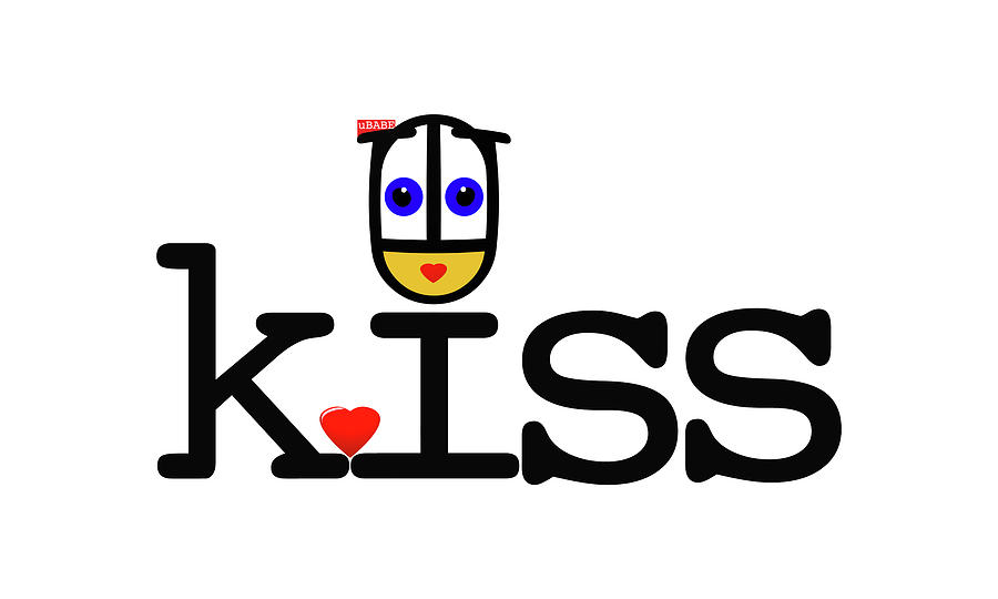 Kiss #1 Digital Art by Charles Stuart