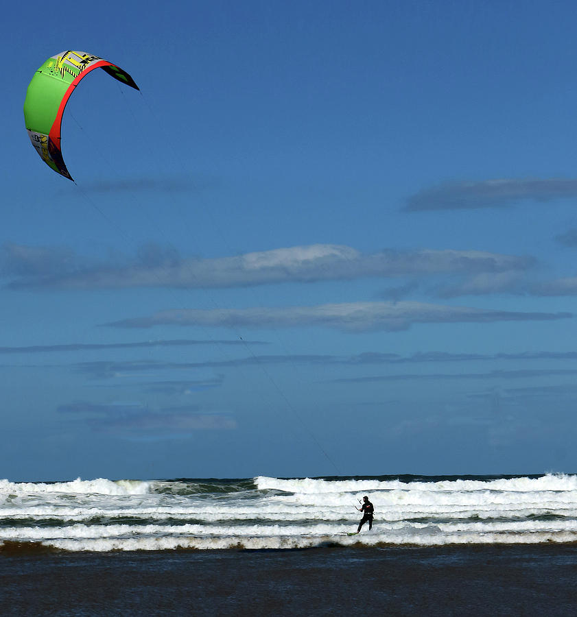 Kite Surfer #1 Photograph by Jeff Townsend