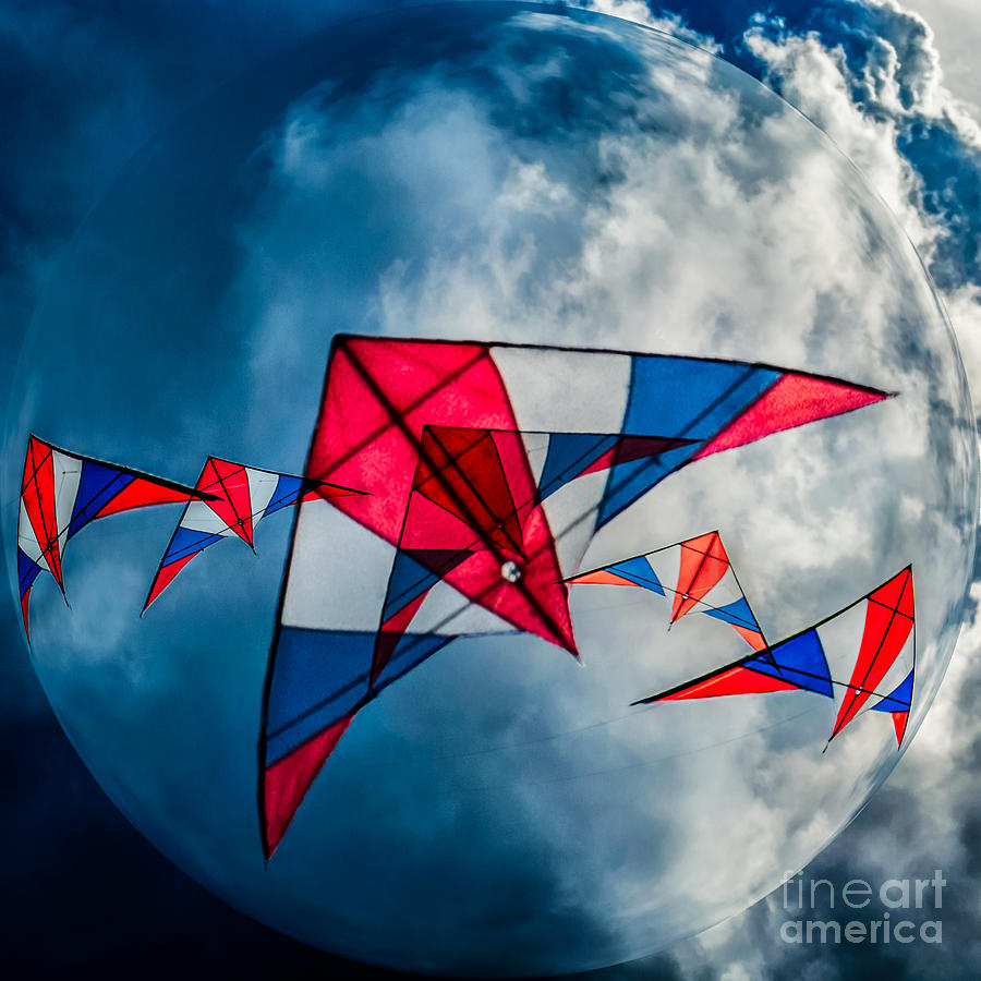 Kites #1 Photograph by Michael Arend