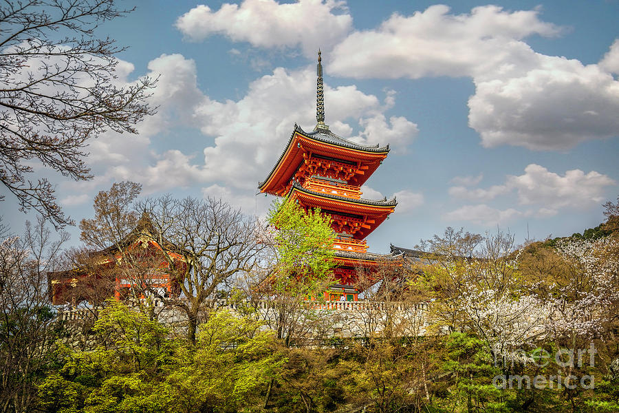 Kiyomizudera Pagoda #2 Photograph by Karen Jorstad