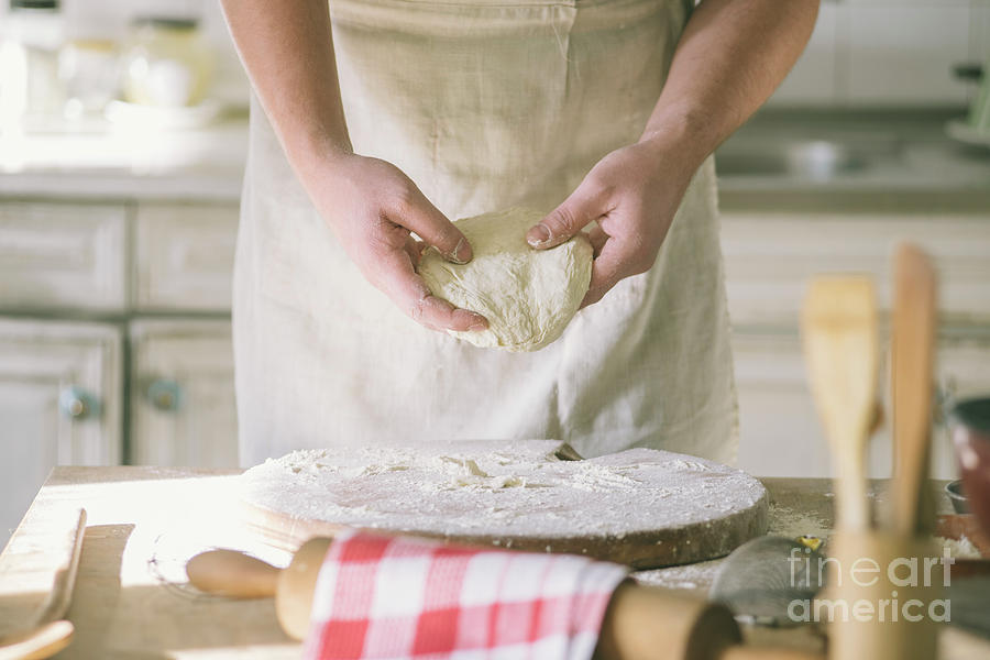 Kneading and making dough #1 Photograph by Jelena Jovanovic