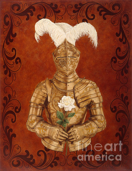Flowers Still Life Painting - Knight of Romance #1 by Lawrence Supino