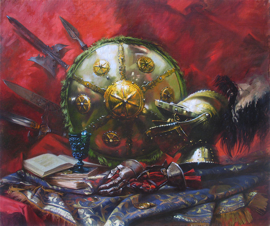 Knight still life Painting by Svetlana Goryacheva | Fine Art America