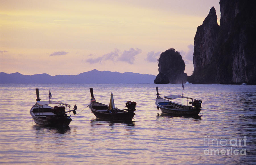 Sunset Photograph - Koh Phi Phi #1 by Bill Brennan - Printscapes