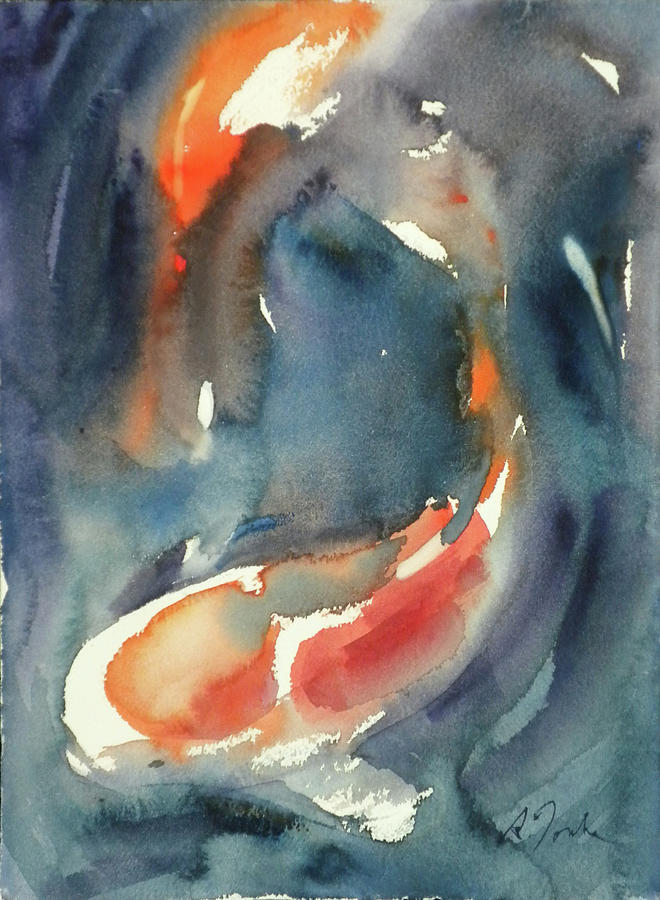 Koi Fish No.2 #1 Painting by Sumiyo Toribe