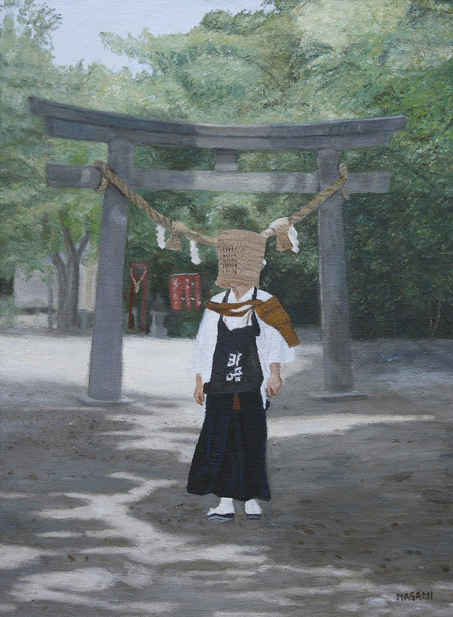 Komuso #1 Painting by Masami Iida