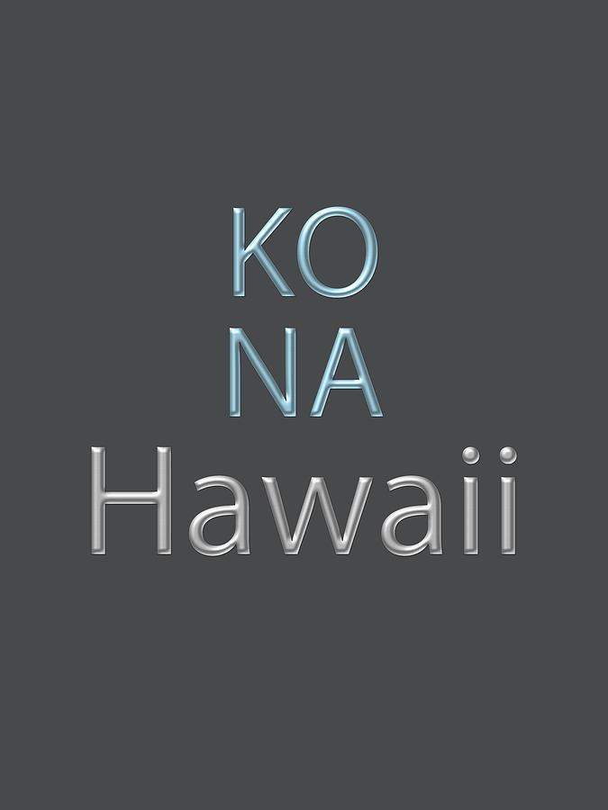 Kona Hawaii #1 Digital Art by Bill Owen
