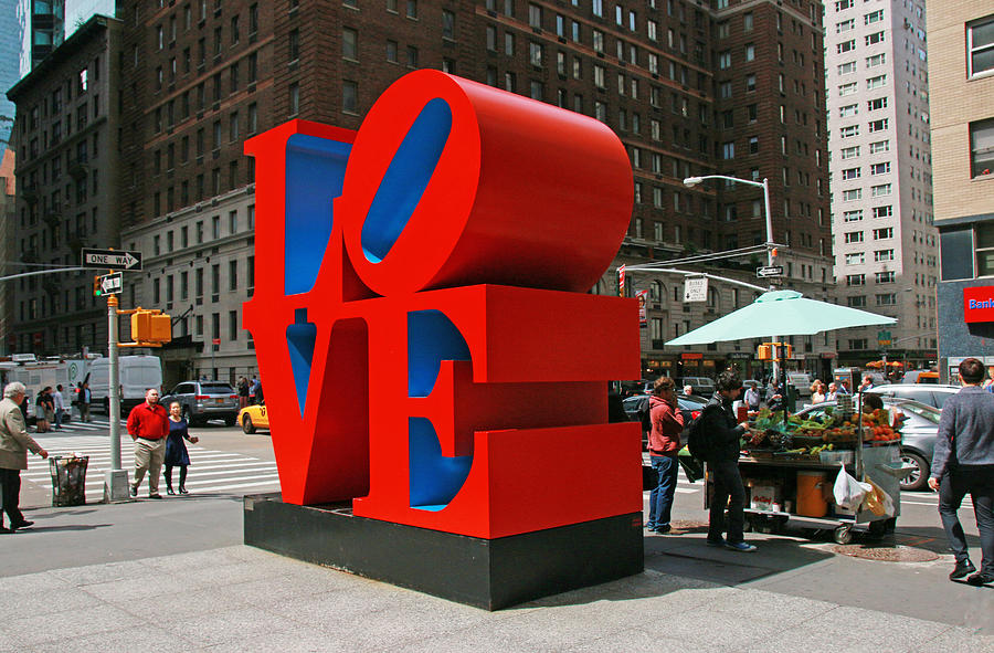 Love in the Big Apple # 3 Photograph by Allen Beatty