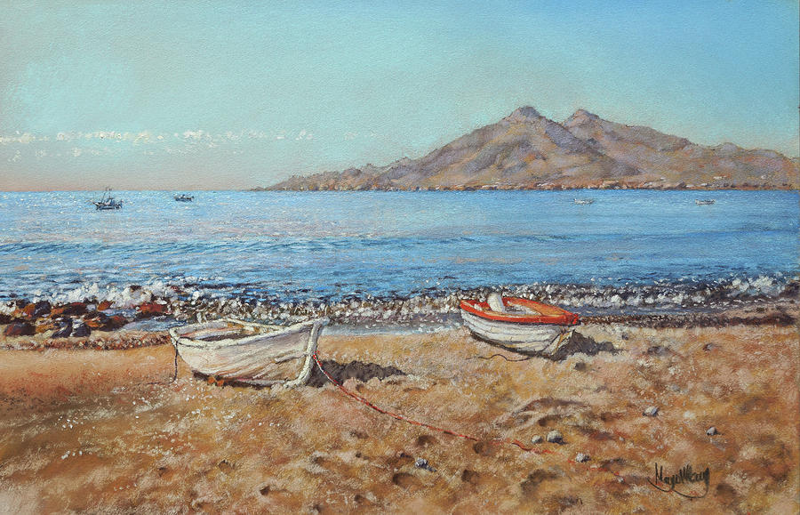 La Isleta Del Moro #1 Painting by Margaret Merry