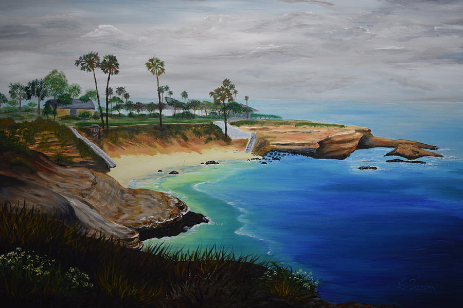 La Jolla Cove #2 Painting by Eric Johansen
