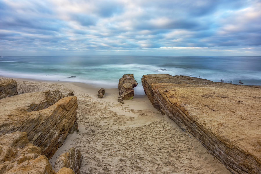 Pointing To The Sea, La Jolla Photograph by Joseph S Giacalone