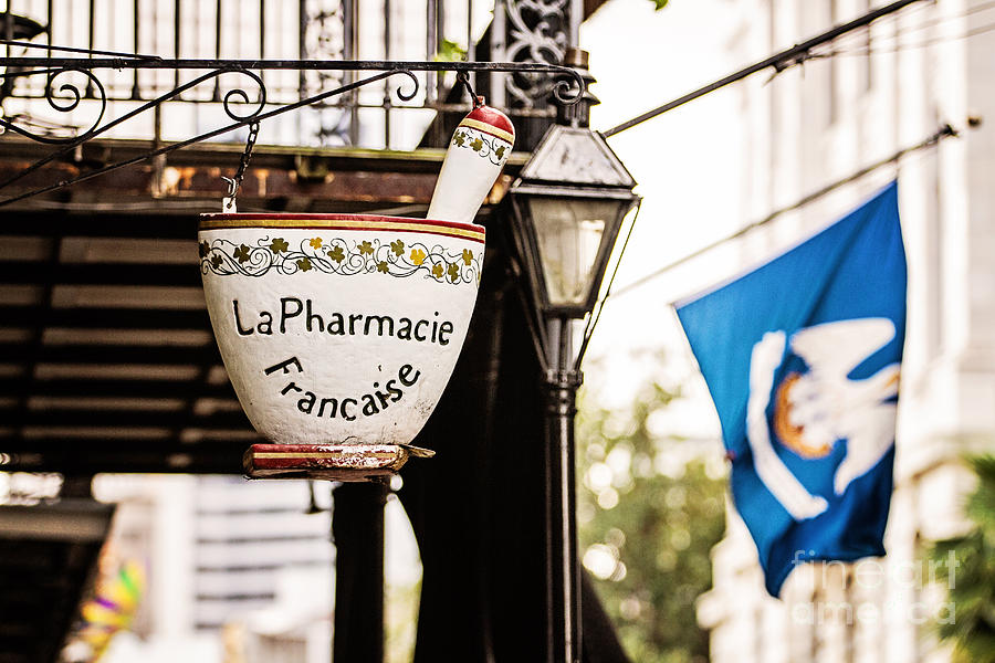 New Orleans Photograph - La Pharmacie Francaise #2 by Scott Pellegrin