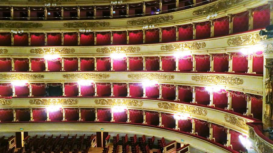 La Scala, Milan Photograph By Nancy Ferrier - Fine Art America