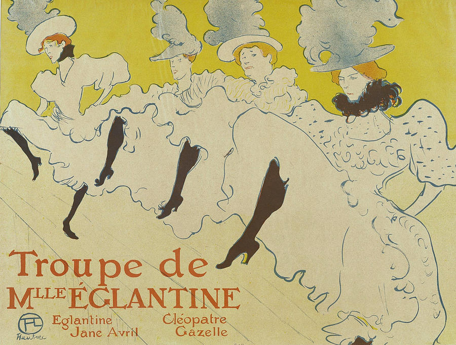Henri De Toulouse Lautrec Painting - La Troupe de Mademoiselle Eglantine #1 by Henri de Toulouse-Lautrec