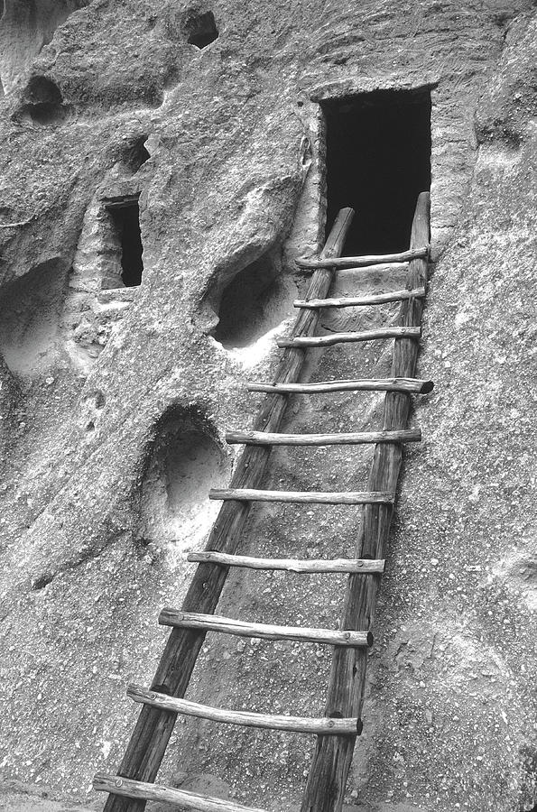 Ladder at Bandelier National Monument #1 Photograph by Ira Marcus