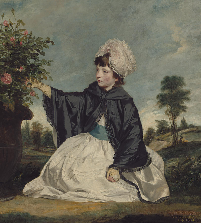 Joshua Reynolds Painting - Lady Caroline Howard by Joshua Reynolds
