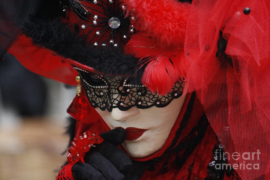 Lady In Red Photograph By Wilko Van De Kamp