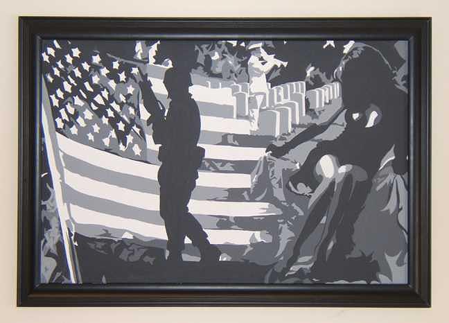 War Painting - Lady Liberty Mourns by Michael James Toomy War Painting - Lady Liberty Mourns by Michael James Toomy