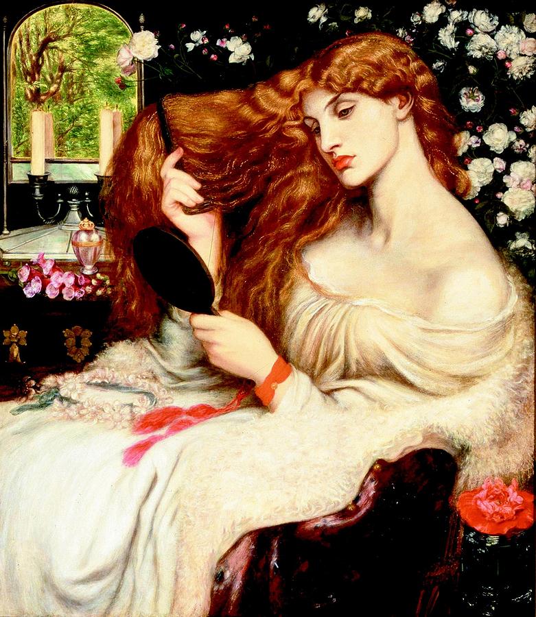 Lady Lilith #1 Painting by Dante Gabriel Rossetti