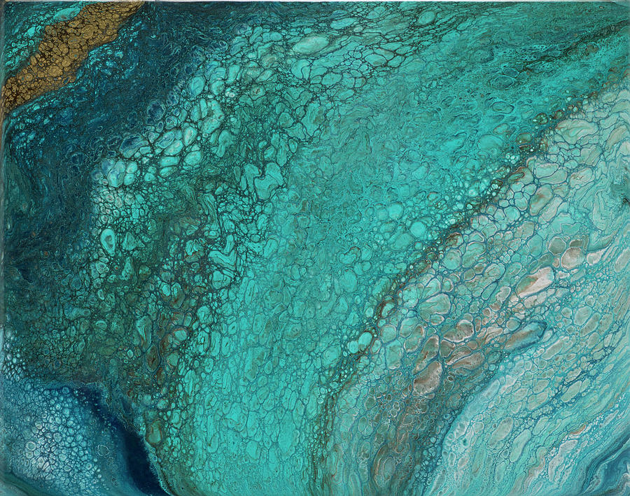Lagoon Painting by Tamara Nelson