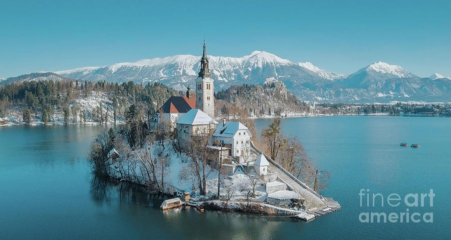 Lake Bled Winter Dreams #1 Photograph by JR Photography