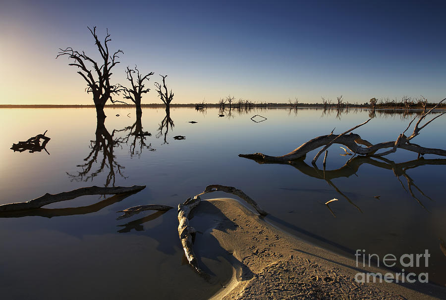 Lake Bonney Barmera Riverland South Australia Photograph by Bill  Robinson