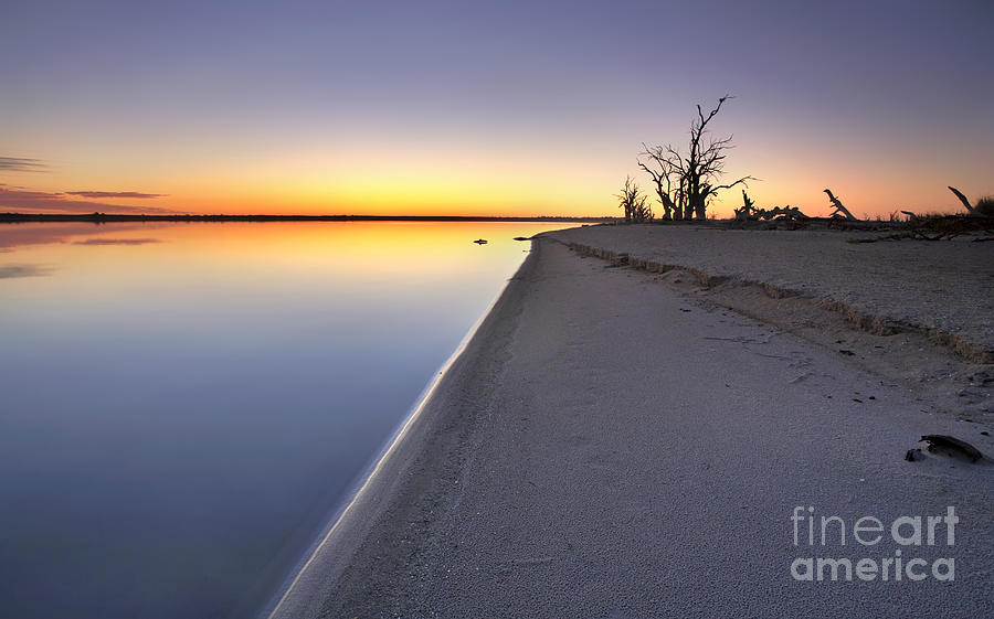 Lake Bonney Sunrise Barmera Riverland South Australia #2 Photograph by Bill  Robinson