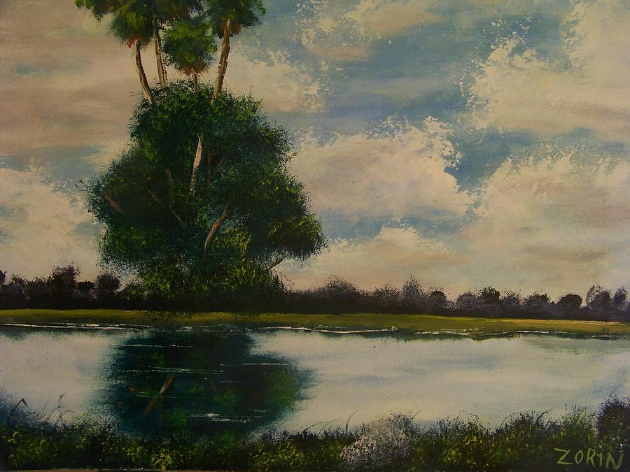 Lake Fredrica Painting by Zoraida Cortes - Fine Art America