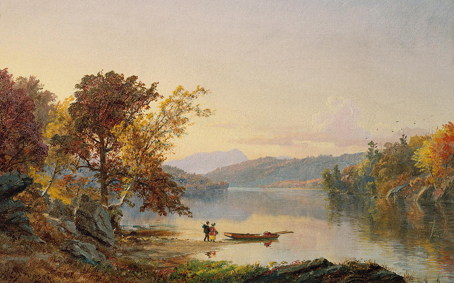 Lake George Painting by Jasper Francis Cropsey