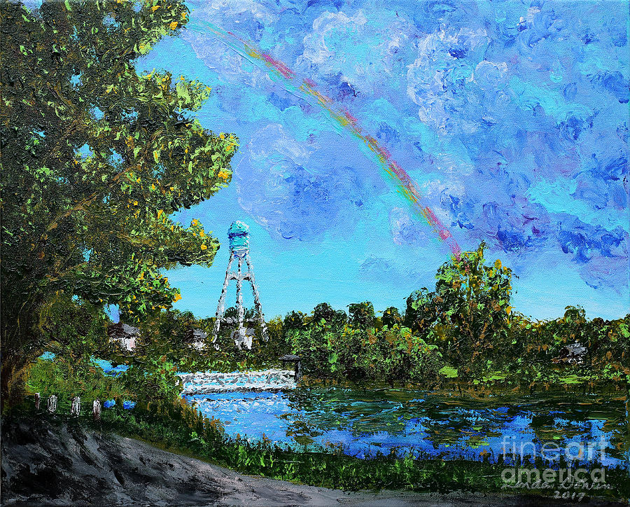 Lake Hiawatha Painting by Linda Donlin