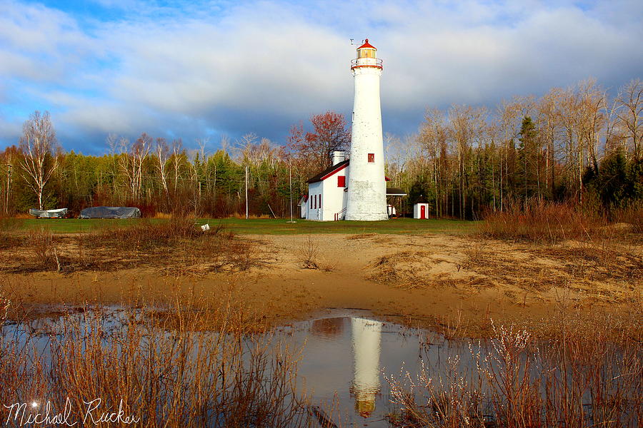 Lighthouse Photograph - Lake Huron Lighthouse #1 by Michael Rucker