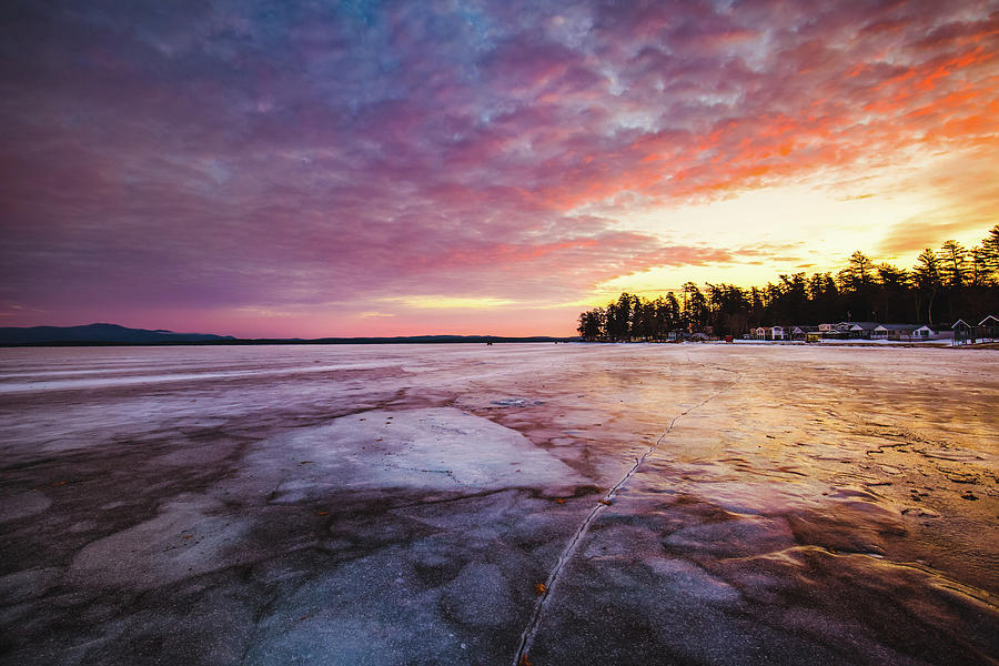 Lake Ice #1 Photograph by Robert Clifford