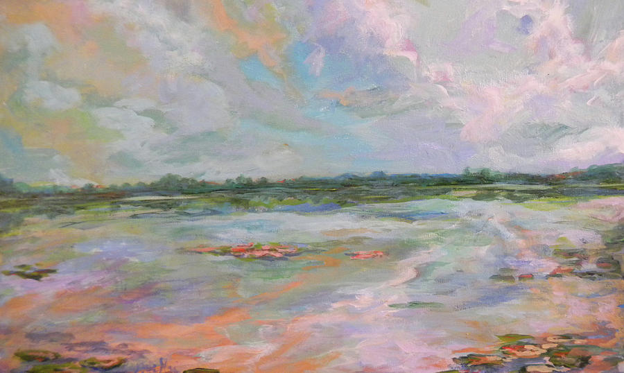 Lake Ida Morning #1 Painting by Patricia Maguire