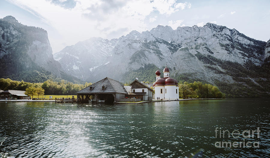 Architecture Photograph - Lake Konigssee #1 by JR Photography