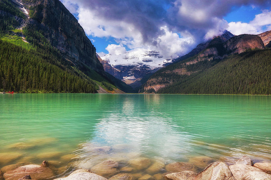 Lake Louise is REALLY Green Photograph by Monte Arnold
