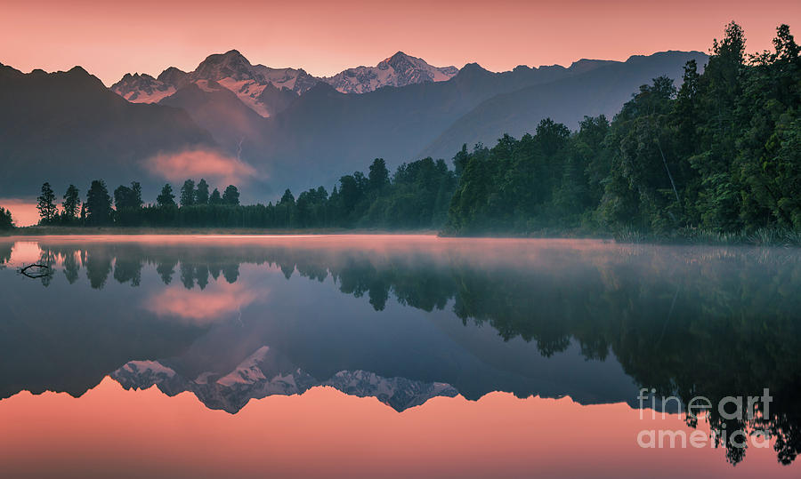 Lake Matheson #2 Photograph by Henk Meijer Photography