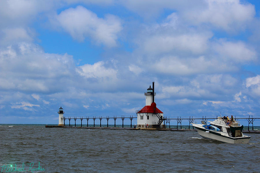 Lake Michigan Lighthouse #1 Photograph by Michael Rucker