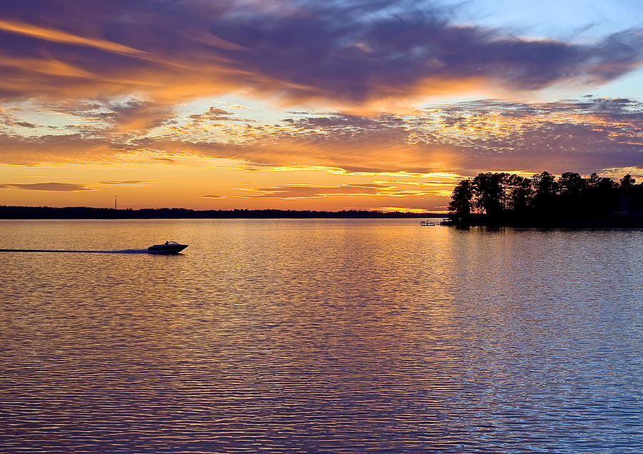 Lake Murray Sunset #2 Photograph by Joseph C Hinson