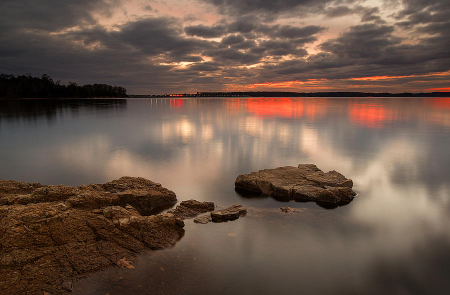 Sunset Photograph - Lake Russell 1 by Derek Thornton