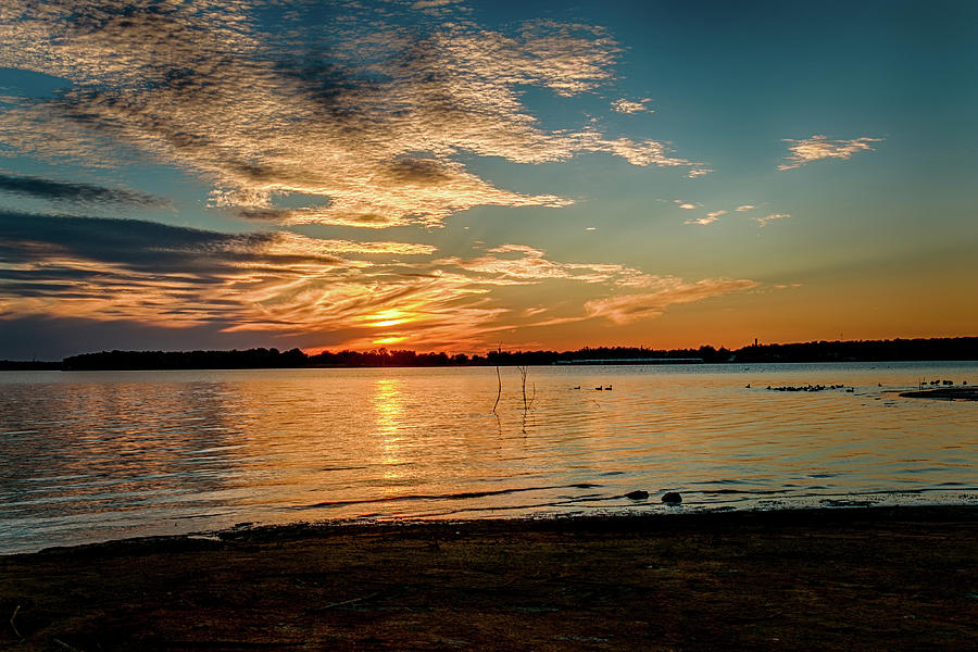 Lake Sunset #1 Photograph by Doug Long