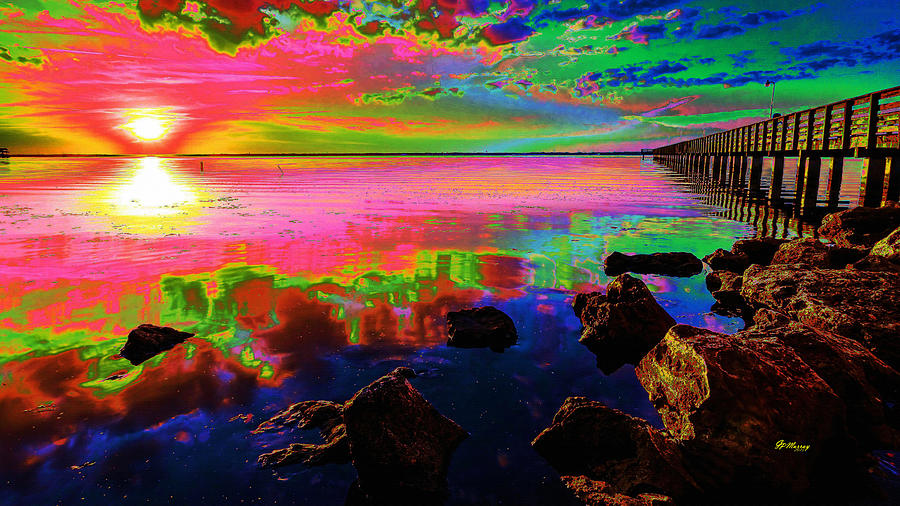 Lake Sunset #1 Digital Art by Gregory Murray
