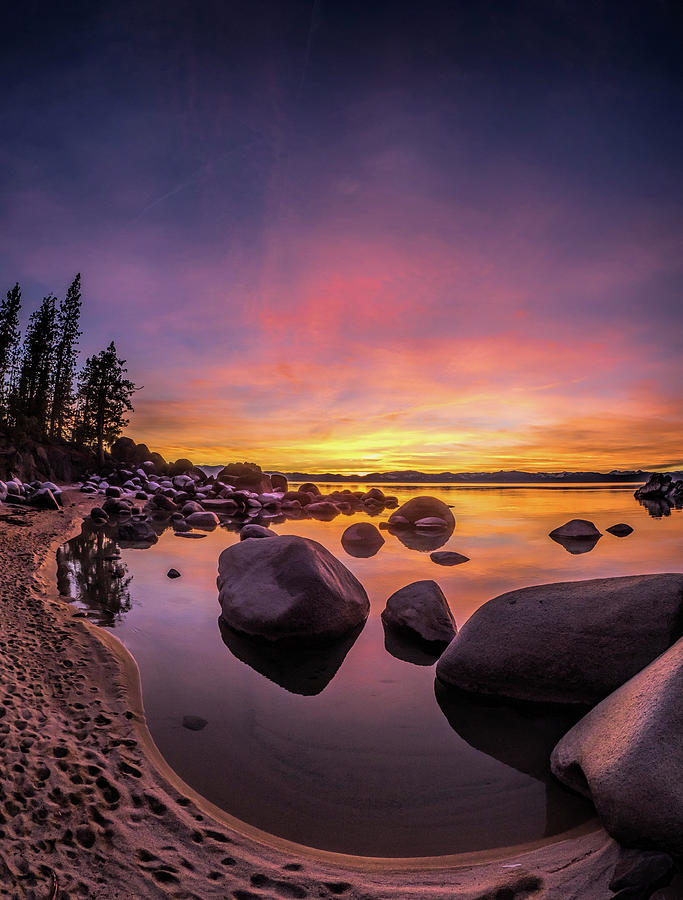 Lake Tahoe Sunset Photograph by Martin Gollery