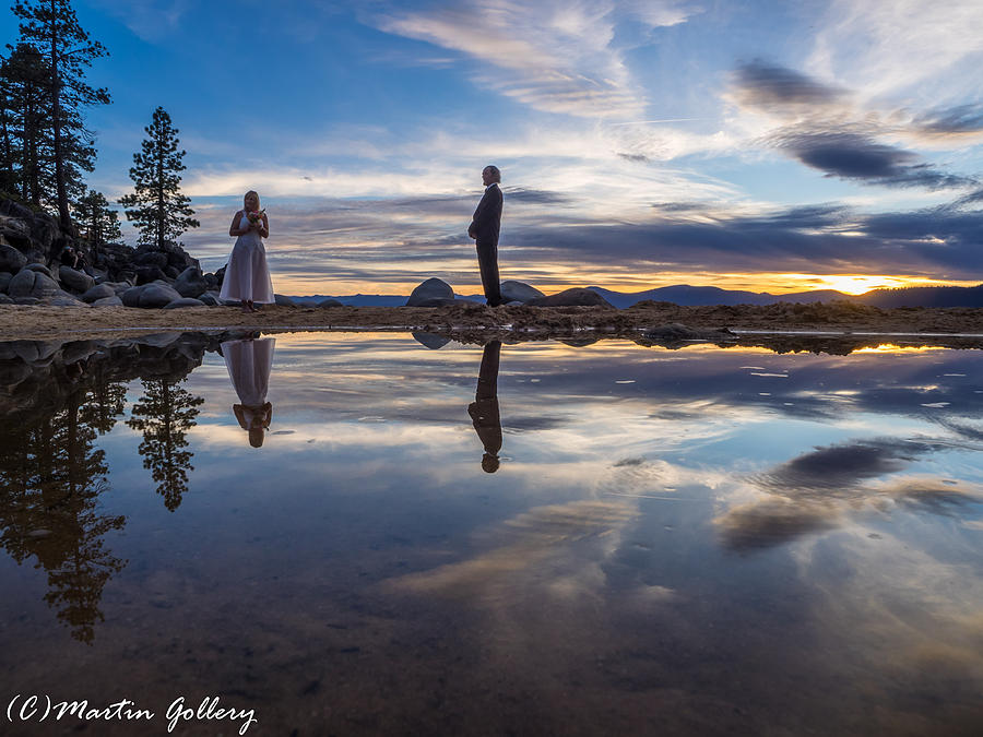Lake Tahoe Wedding  #1 Photograph by Martin  Gollery